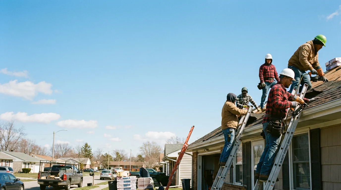 Roofing in Broughton, IL near me
